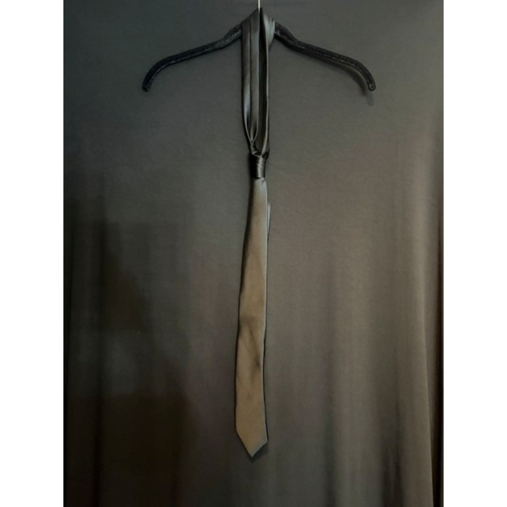 Men's Black Bespoke Neck Tie OS